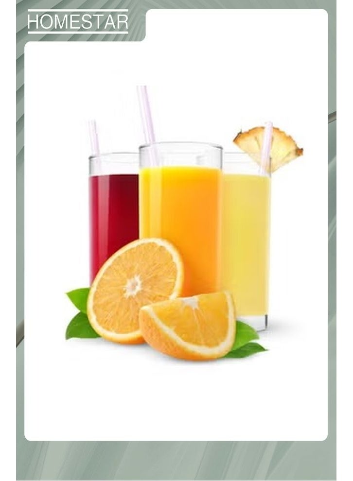 HOMESTAR 2Pcs Pink Glass Tubes, Suitable for Juice, Drink, Coffee, Milk Tea Stirring, Essential, For Home, Outdoor and Camping - Image 4