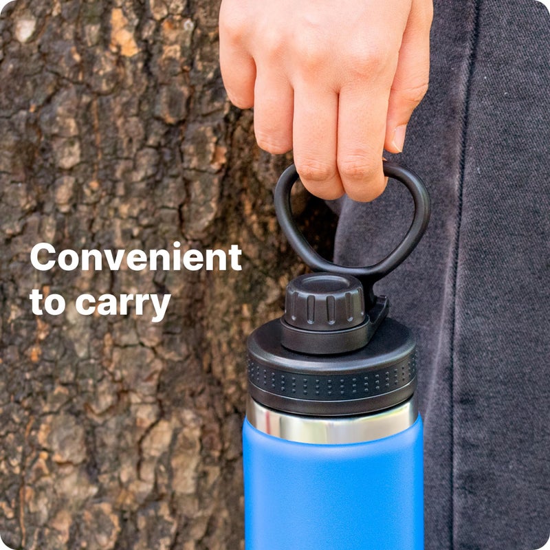 Bluwing Replacement Lid Fits for Hydro Flask 12-64oz Wide Mouth Water Bottles, Spout Lid for Hydroflask, Thermoflask, koodee, Iron Flask Wide Mouth Bottle, BPA Free - Image 5