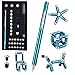 Jopstacext Fidget Pen Cool Toys Desk Toys Multifunctional Deformable Writing Pen Basket Stuffers Gadgets Gift for Kids Adults BigBlue - Image 2