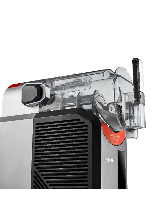 Platinum SM-X100 Slushy Maker 2 Liter, 8 Pre-Set Programs, LED Touchscreen, 200 Watt - Grey - Image 4