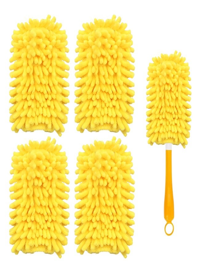 BEVAUEG Reusable Duster Refill Compatible with Swiffer Hand Duster, 360 Heavy Duty Duster Refills, Microfiber Washable Dusters Refills for Swiffer Duster Extended Handle, 4 Pack (Handle is Not Included) - Image 1