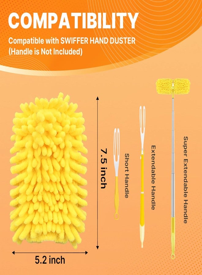 BEVAUEG Reusable Duster Refill Compatible with Swiffer Hand Duster, 360 Heavy Duty Duster Refills, Microfiber Washable Dusters Refills for Swiffer Duster Extended Handle, 4 Pack (Handle is Not Included) - Image 2