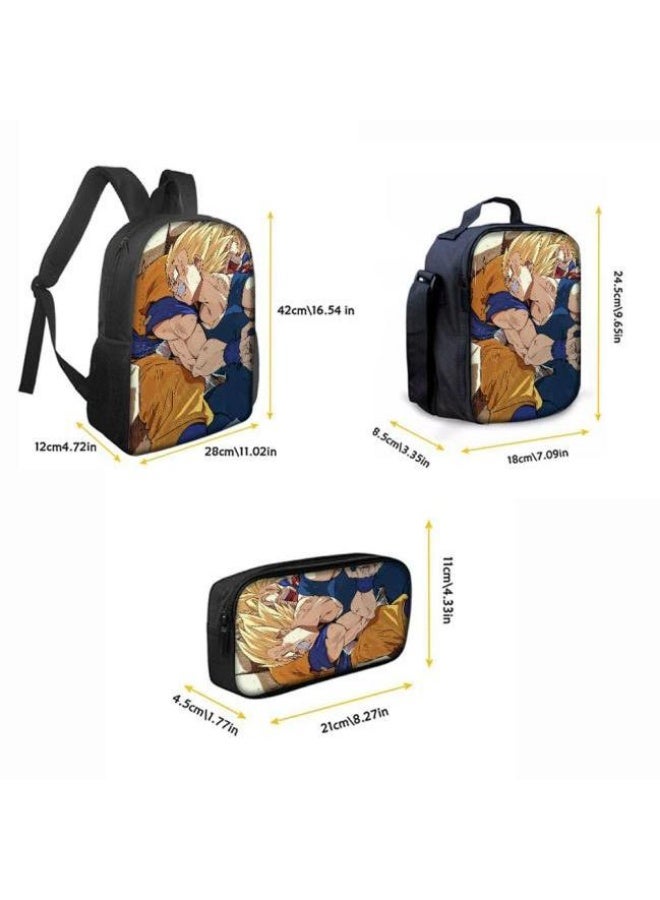 عام حقيبة ظهر مطبوعة عالمية مشتركة - مجموعة حقائب ظهر من ثلاث قطع (متوفرة للطلاب والأطفال والأصدقاء في النزهايات وتسلق الجبال وما إلى ذلك) - 45 - Image 3