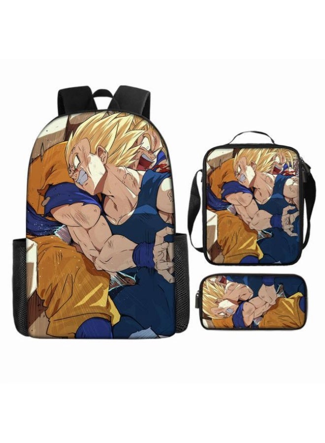 عام حقيبة ظهر مطبوعة عالمية مشتركة - مجموعة حقائب ظهر من ثلاث قطع (متوفرة للطلاب والأطفال والأصدقاء في النزهايات وتسلق الجبال وما إلى ذلك) - 45 - Image 2