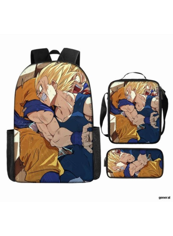 عام حقيبة ظهر مطبوعة عالمية مشتركة - مجموعة حقائب ظهر من ثلاث قطع (متوفرة للطلاب والأطفال والأصدقاء في النزهايات وتسلق الجبال وما إلى ذلك) - 45 - Image 1