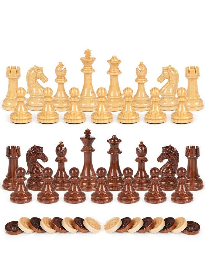 Agirlgle Chess Checkers Backgammon Set 3-In-1 Board Games Sets For Kids & Adultsï¼Œ15" Folding Magnetic Chess Set Leather Chess Board Strategy Game Portable Travel Chess Game With Magnetic Chess Pieces - Image 5