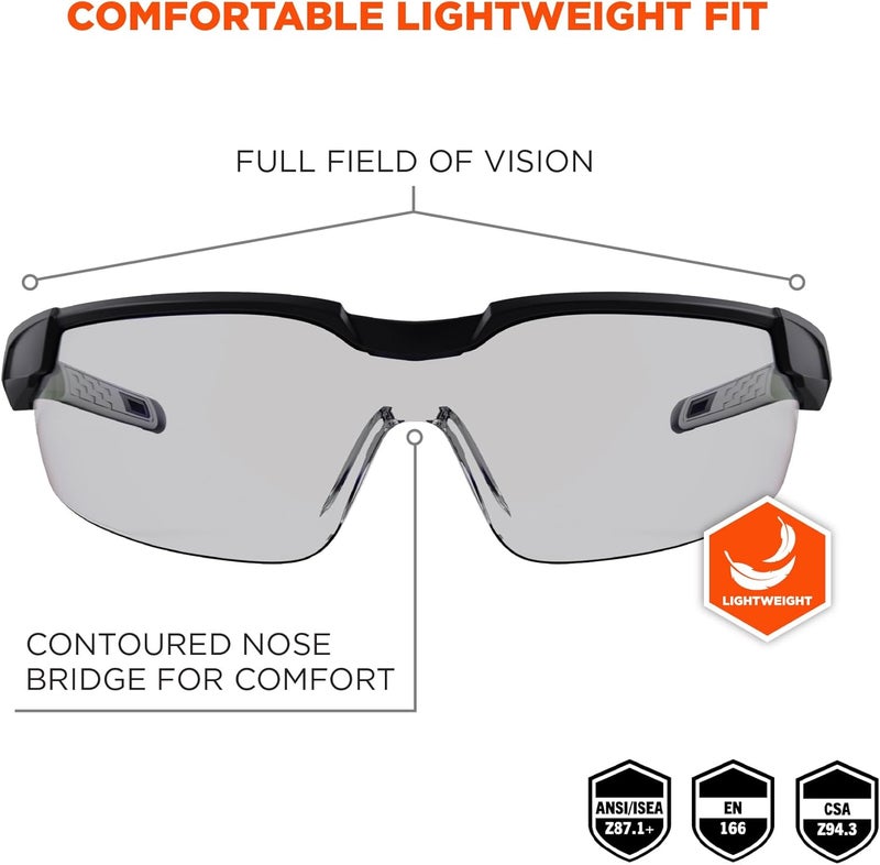 Ergodyne Skullerz Dellenger Adjustable Safety Glasses z87 - Image 2