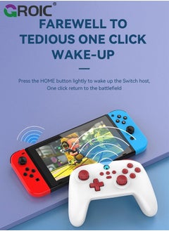 GROIC Switch Controllers Compatible Switch/Lite/OLED with 6-axis Motion Control and Rumble Vibration,Turbo, ALPS Joysticks, Wireless Controller Hall Effect Sensing Joystick  - Image 3