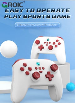 GROIC Switch Controllers Compatible Switch/Lite/OLED with 6-axis Motion Control and Rumble Vibration,Turbo, ALPS Joysticks, Wireless Controller Hall Effect Sensing Joystick  - Image 2