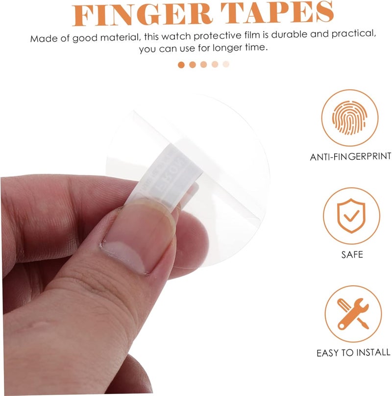 DOITOOL 80pcs Watch Screen Film -Fingerprint Cover Compatible Watch Easy Installation High-Definition Transparent Protector Bubble - Image 3