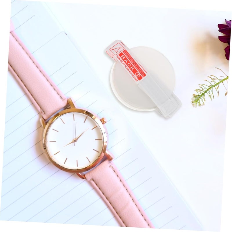 DOITOOL 80pcs Watch Screen Film -Fingerprint Cover Compatible Watch Easy Installation High-Definition Transparent Protector Bubble - Image 2