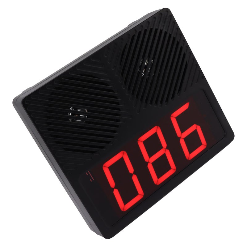 Queue Calling System 20W Loud Volume Wireless Restaurant Waiting Number System for Restaurant Hospital Bank Waiting Line Management UK Plug 100‑240V - Image 3
