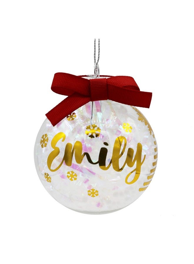 Creative Hobbies® - Bulk Value Pack of 25 pcs - 67mm (2-5/8 Inch) Round Clear Plastic Ball Ornaments - Great for Crafting DIY Christmas Ornaments - Image 5