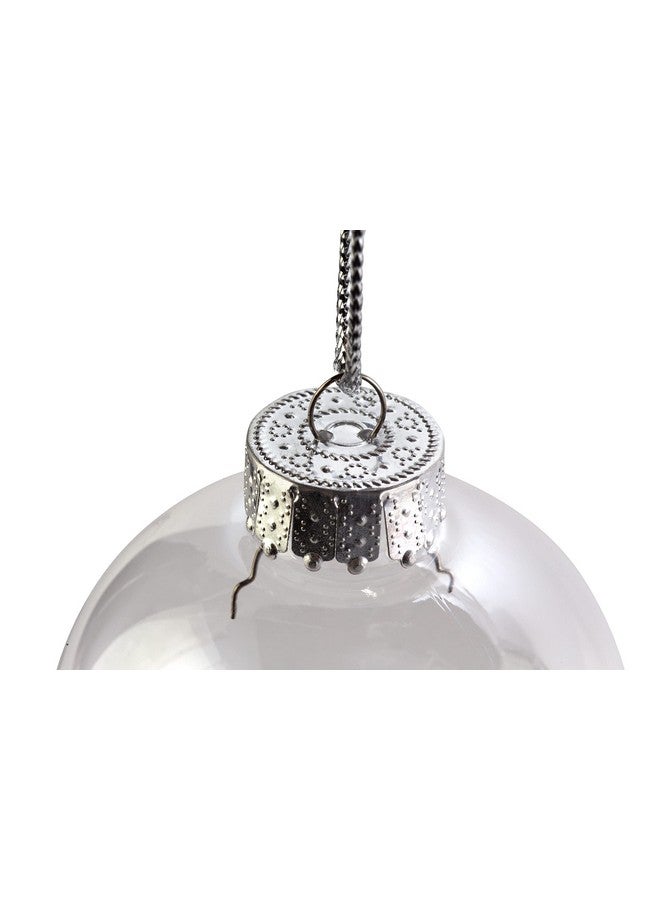 Creative Hobbies® - Bulk Value Pack of 25 pcs - 67mm (2-5/8 Inch) Round Clear Plastic Ball Ornaments - Great for Crafting DIY Christmas Ornaments - Image 4