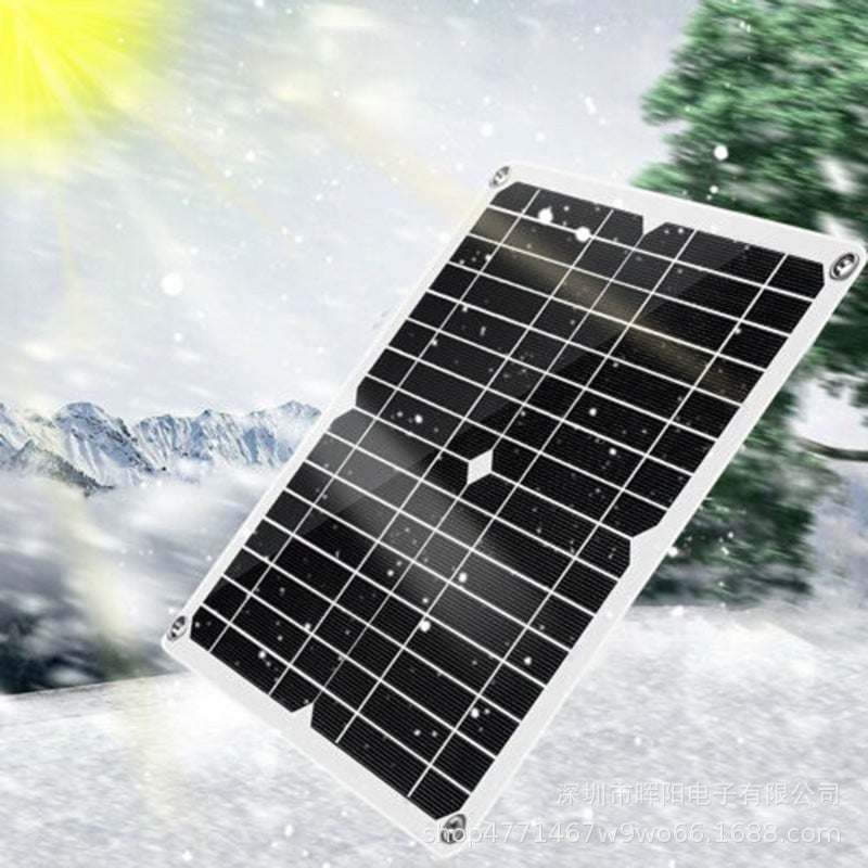25W 18V Solar Panel Kit Camping Caravan Power Supply Battery Charging Outdoor Power System - Image 5