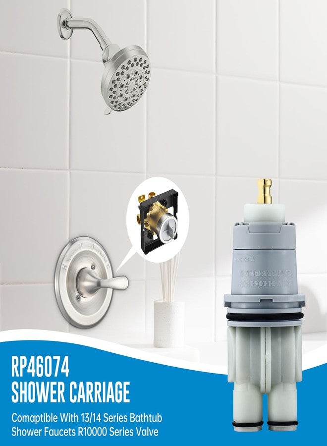 Ahenbal RP46074 Shower Valve Cartridge Replacement for Delta 13/14 Series Single-Handle Shower Faucet, Universal Shower Valve Cartridge Repair Assembly, Replacement Monitor Cartridge Parts - Image 4