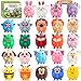 DREACAREFT 24pcs Party Favors for Kids 3D Animal Pop Fidget Toys Bulk for Goodie Bag Stuffers Treasure Box Toys for Classroom Pinata Stuffers Carnival Prizes Bath Suction Toys for Toddlers - Image 3