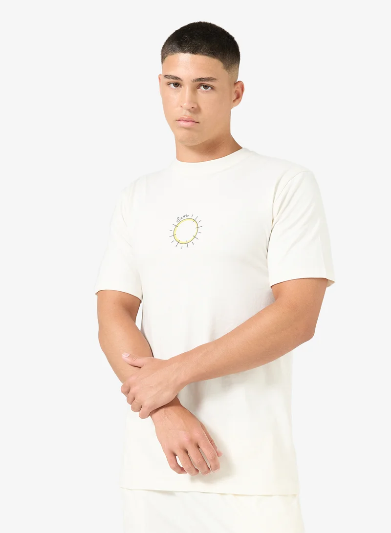 Seventy Five  Printed Short Sleeve T-Shirt And Shorts Set for Men | Best Price UAE