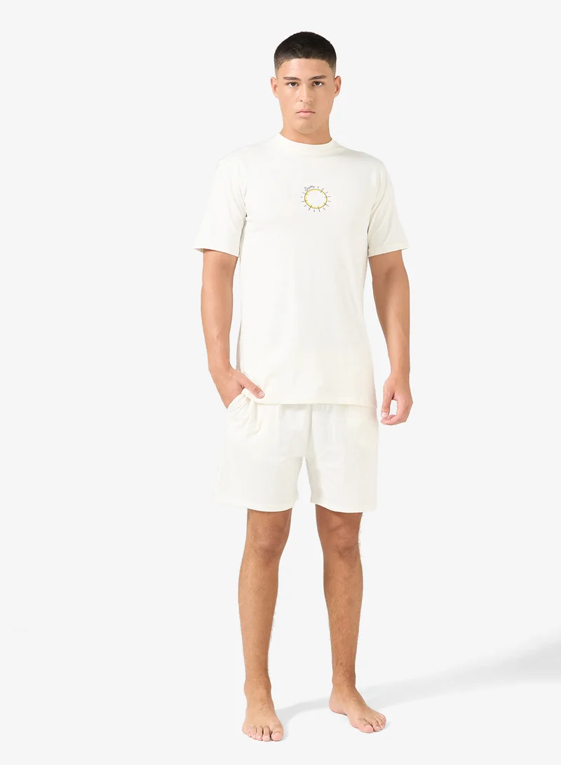 Nightwear T-Shirt & Shorts Set