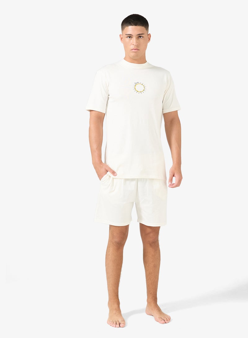 Seventy Five Nightwear T-Shirt & Shorts Set - Image 1