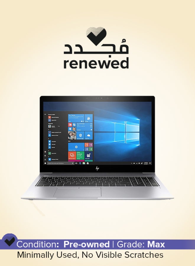 HP Renewed - EliteBook 850 G6 With 15.6-Inch Display,Intel Core i7 Processor/8th Gen/8GB RAM/256GB SSD/Intel UHD Graphics 620/Windows 10 Pro English silver - Image 1