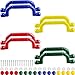 Restroma 8 Pieces Playground Safety Handles for Kids Playground Handles Swing Set Accessories Safety Hand Grips for Playset Playhouse Treehouse Climbing Frame GreenBlueYellowRed - Image 2