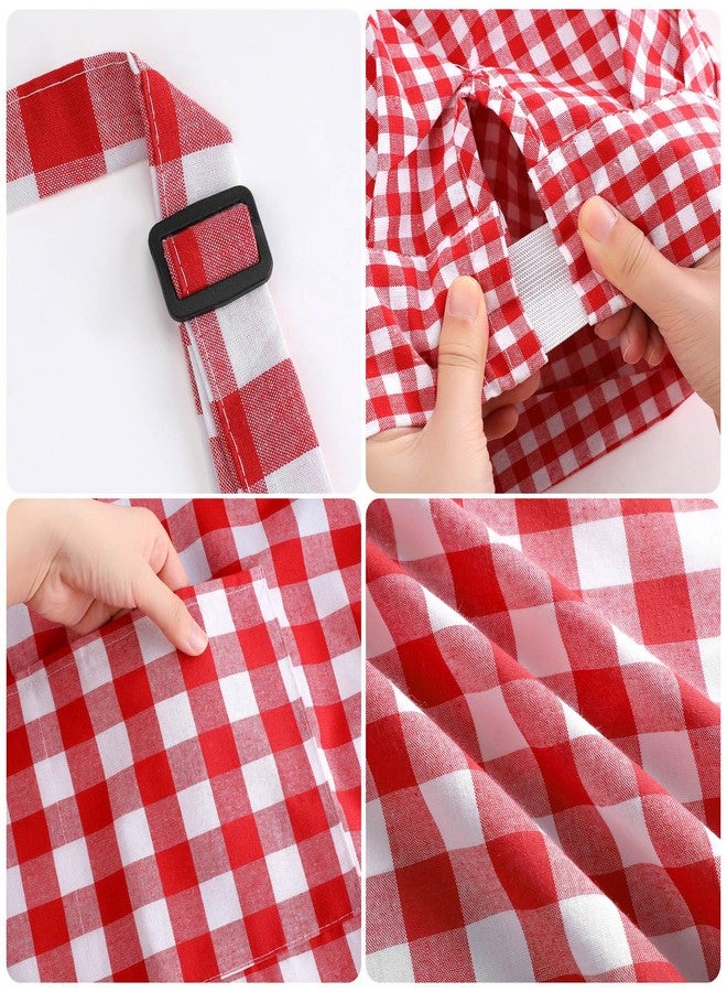 Toulite مجموعة أزياء الطهاة من توليت، 4 قطع، بتصميم إيطالي، تتضمن قبعة ومئزر طاهٍ، مناسبة للرجال والنساء، مع دعائم لجلسات التصوير، ولوازم الحفلات. - Image 4