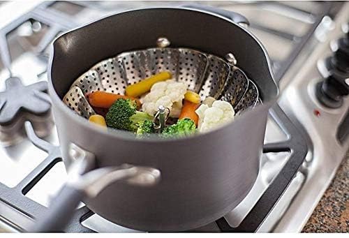 Dharam Paul Traders Stainless Steel Steamer Basket,Vita saver,momo steamer- Silver - Image 5
