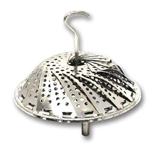 Dharam Paul Traders Stainless Steel Steamer Basket,Vita saver,momo steamer- Silver - Image 1