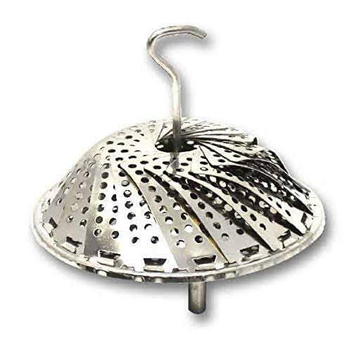 Dharam Paul Traders Stainless Steel Steamer Basket,Vita saver,momo steamer- Silver - Image 2
