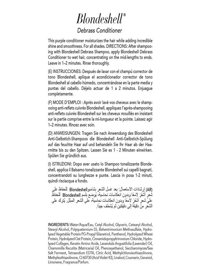 Keratin Complex - Blondeshell Shampoo and Conditioner Duo -13.5oz Each - Image 3