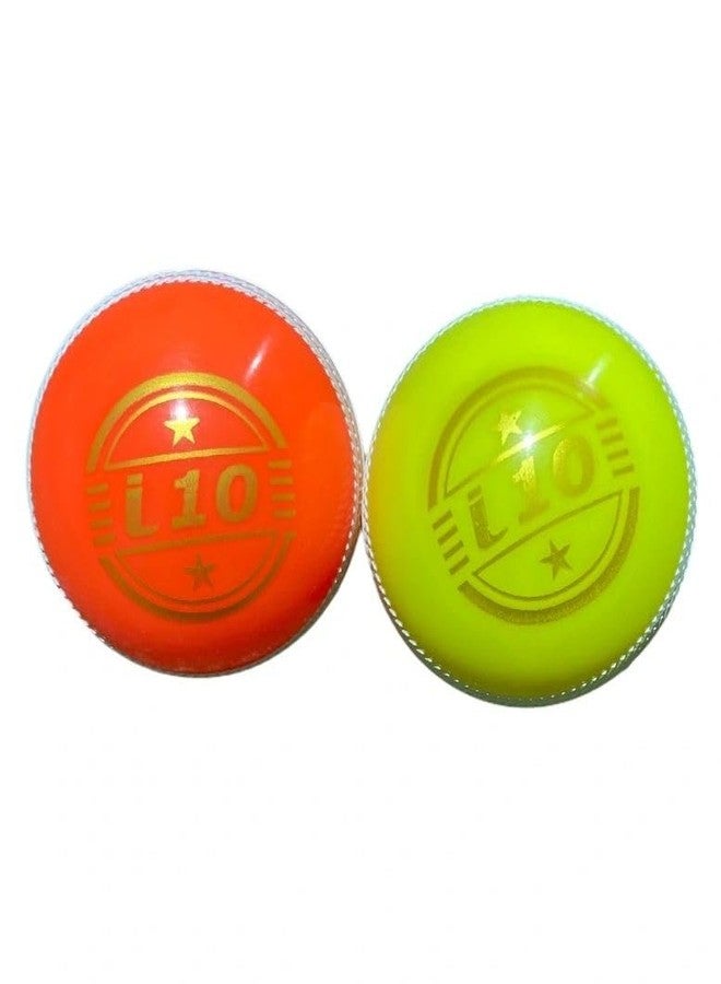 CABRIO i10 Synthetic Cricket Balls, Set of 6, Assorted Bright Colours - Image 2