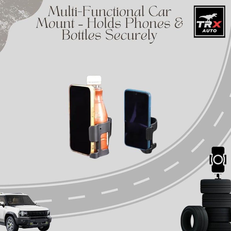  تي ار اكس اوتو حامل هاتف وكوب معدني متعدد الاستخدامات من TRX AUTO لسيارة Jetour T2 (2022 إلى 2025) | حامل هاتف Jetour T2 | حامل أكواب Jetour T2 | حامل سيارة Jetour T2 2 في 1 | ملحقات مناسبة لسيارة Jetour T2 - Image 4