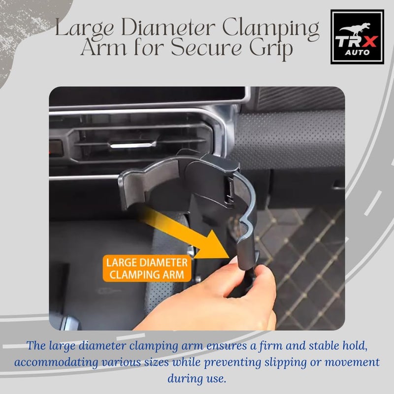  تي ار اكس اوتو حامل هاتف وكوب معدني متعدد الاستخدامات من TRX AUTO لسيارة Jetour T2 (2022 إلى 2025) | حامل هاتف Jetour T2 | حامل أكواب Jetour T2 | حامل سيارة Jetour T2 2 في 1 | ملحقات مناسبة لسيارة Jetour T2 - Image 3