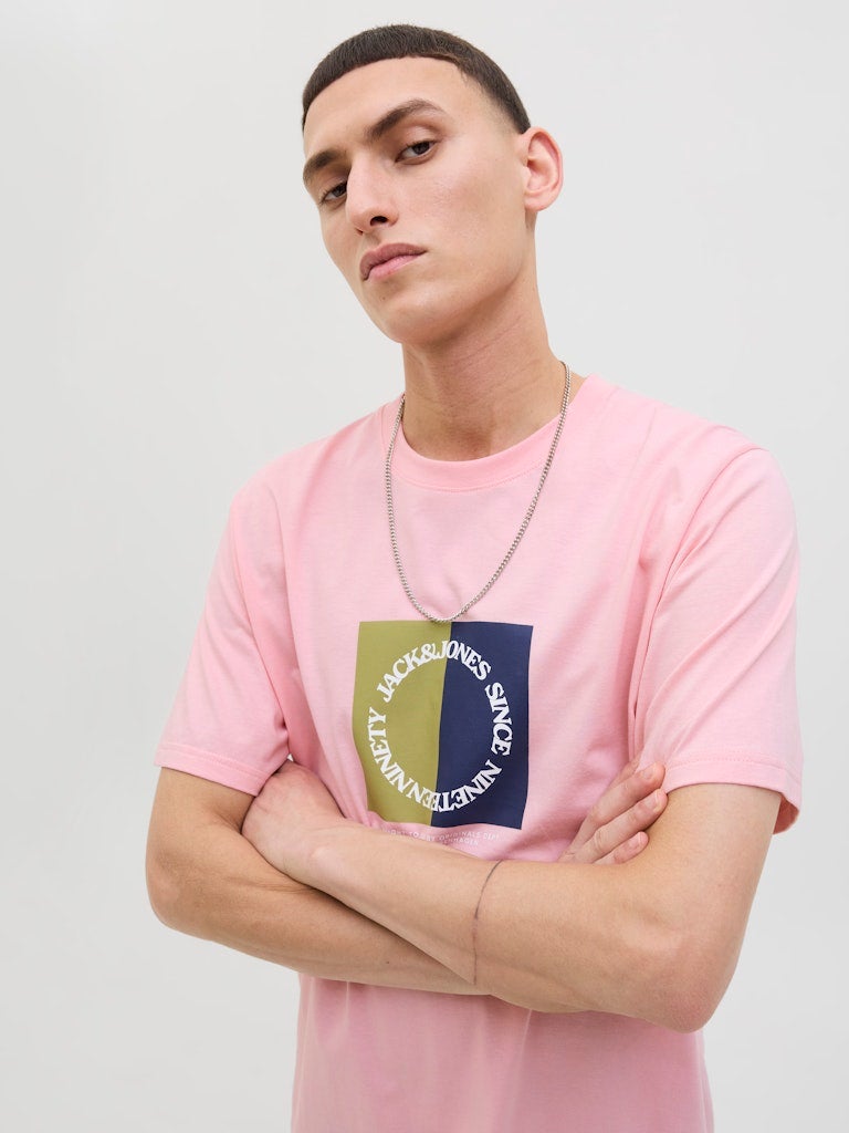 JACK & JONES Jortavira Branding Crew Neck T-Shirt  - Image 3