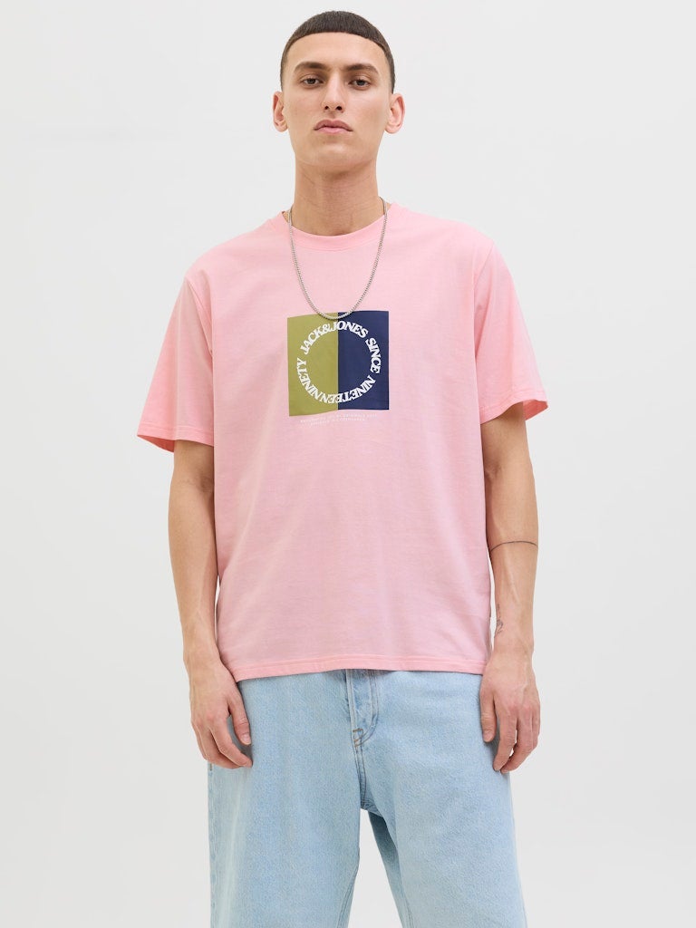 JACK & JONES Jortavira Branding Crew Neck T-Shirt  - Image 1