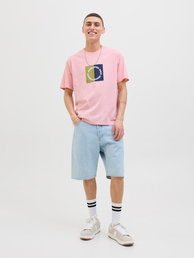 JACK & JONES Jortavira Branding Crew Neck T-Shirt  - Image 4