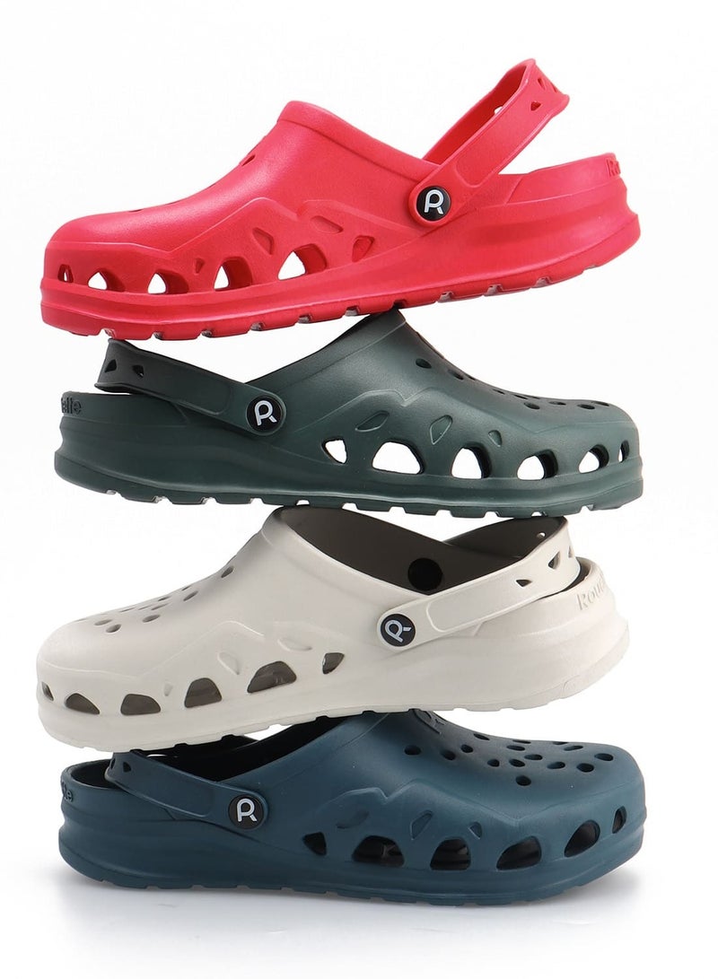 Kosmik Clog - Ivory Slip-On Sandals for Youth & Adults | Lightweight, Comfortable, Water-Resistant Clogs for Everyday Wear - Image 5