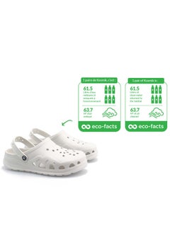 Kosmik Clog - Ivory Slip-On Sandals for Youth & Adults | Lightweight, Comfortable, Water-Resistant Clogs for Everyday Wear - pzsku/ZF812E211F1B51F06F8A4Z/45/_/1729490769/38fc0f9d-8963-444f-b307-c3d9457e96cb