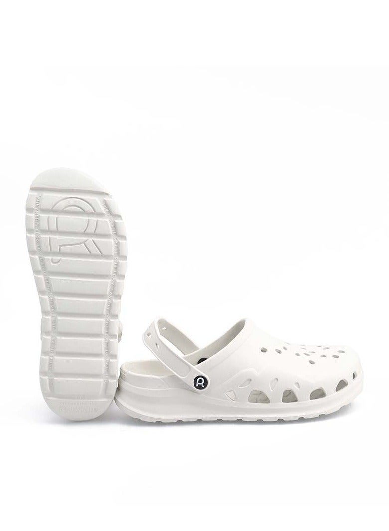 Kosmik Clog - Ivory Slip-On Sandals for Youth & Adults | Lightweight, Comfortable, Water-Resistant Clogs for Everyday Wear - Image 2