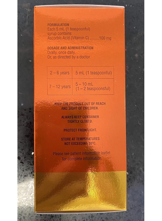 Ceelin Ascorbic Acid Syrup 250 ml - Image 2