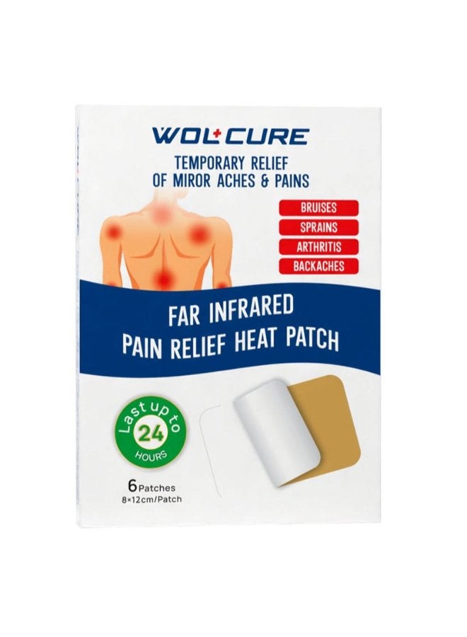 Wolcure Far Infrared Pain Relief Heat Patch, Pack of 6's - Image 4