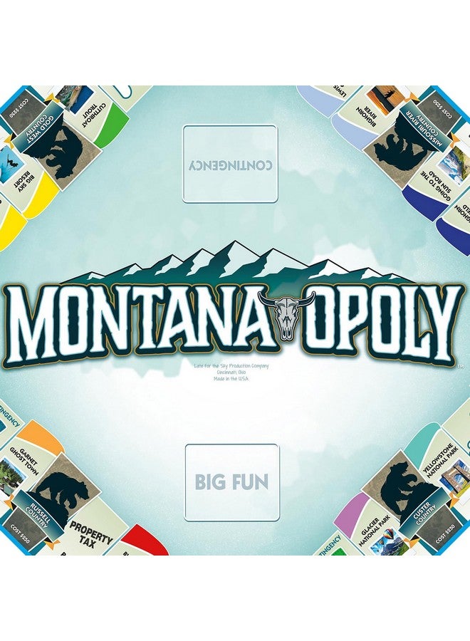 Late For The Sky: Montana-Opoly - State Themed Family Board Game, Opoly-Style Game Night, Traditional Play Or 1 Hr Version, Ages 8+, 2-6 Players - Image 5
