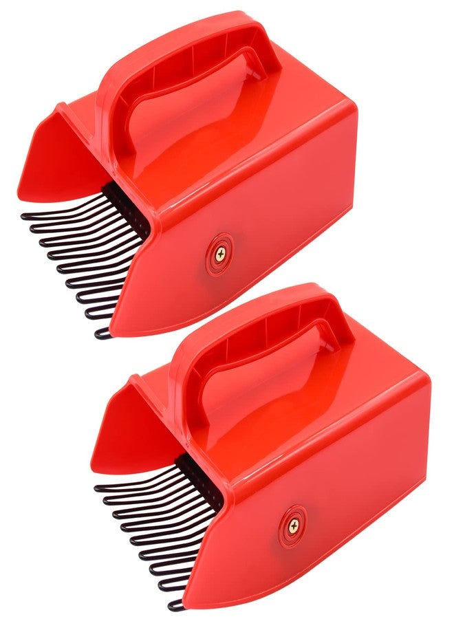 DkOvn قطّافة توت، ومجارف توت مزودة بمشط معدني ومقبض مريح لسهولة قطف التوت، ومجرفة مجرفة للتوت الأزرق، والتوت البري - Image 1