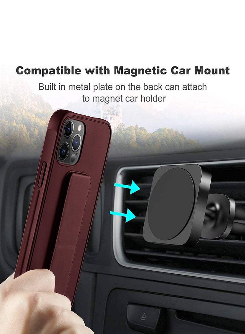 Wtech TPU Rubber Silicone Hand Grip Protective Phone Case Cover For Apple iPhone 14 Pro Max Brown - Image 3