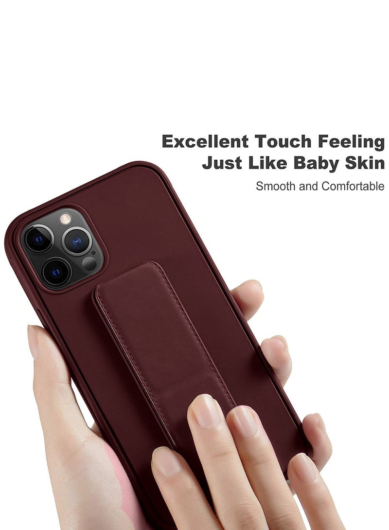 Wtech TPU Rubber Silicone Hand Grip Protective Phone Case Cover For Apple iPhone 14 Pro Max Brown - Image 4