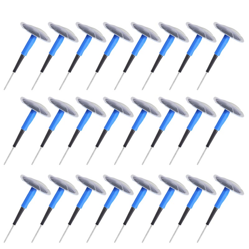 24 pcs Car Motorcycle Universal Tubeless Tire Puncture Repair Mushroom Plug Patch Gum（#2） - Image 5