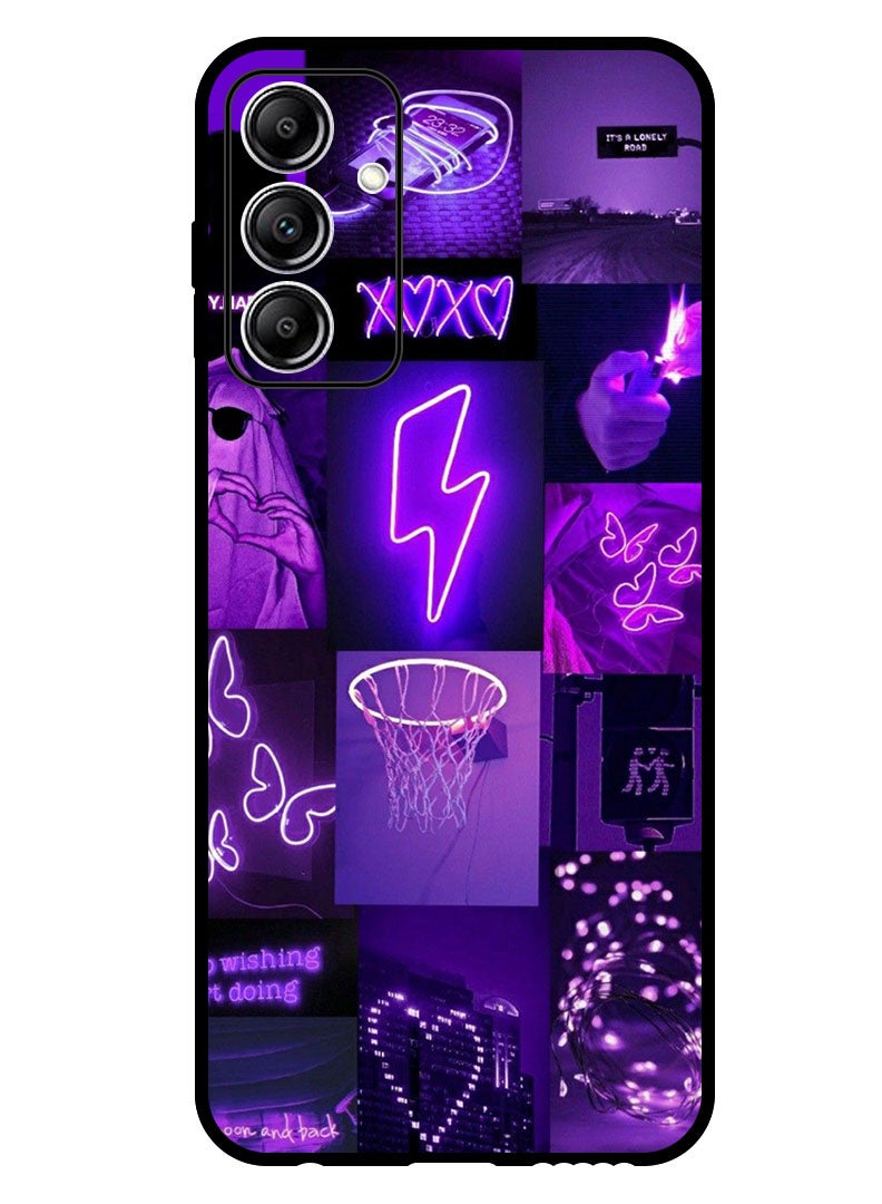 Theodor جراب واقٍ مضاد للخدش والصدمات لهاتف Samsung Galaxy A55، لون أرجواني جمالي - Image 1