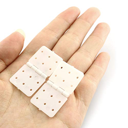 RLECS 20pcs Pinned Nylon Hinge 20x36mm L Size for RC Airplane Plane Parts Model Replacement - Image 5