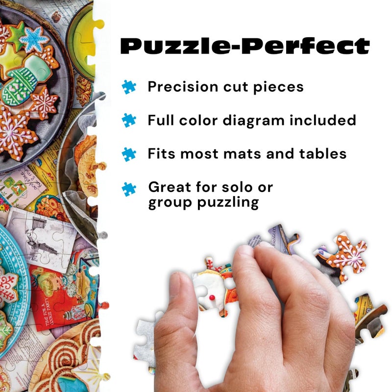 Buffalo Games - Aimee Stewart - Cookies and Cocoa - 1000 Piece Jigsaw Puzzle for Adults Challenging Puzzle Perfect for Game Nights - 1000 Piece Finished Size is 26.75 x 19.75, Large - Image 4